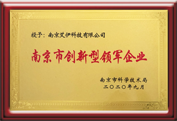 南京市創(chuàng)新型領軍企業(yè)